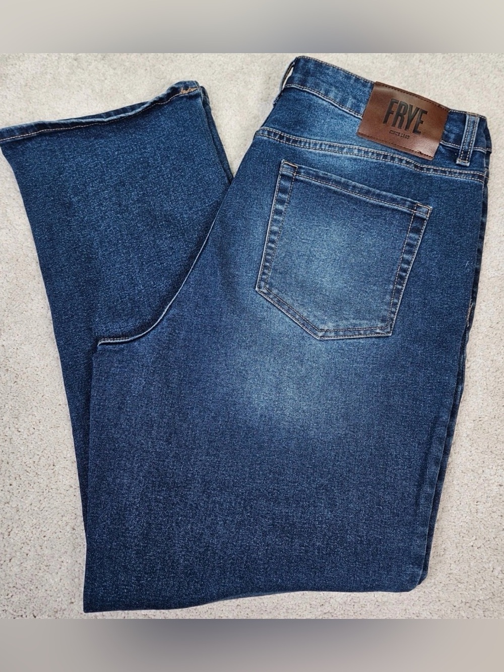 Frye Women's Straight Leg Stretch Denim Jeans